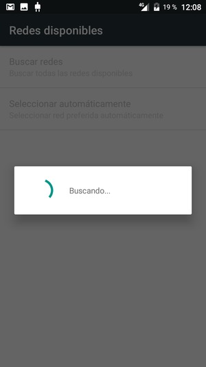 Espere a que la búsqueda termine