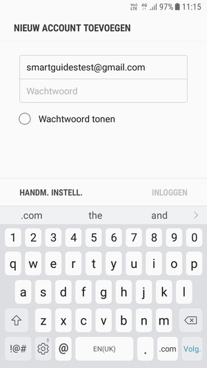 Voer uw Hotmail adres in en selecteer Volgende
