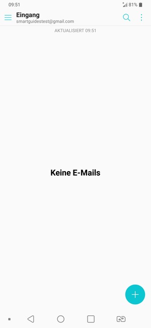 Ihr Gmail Konto ist einsatzbereit