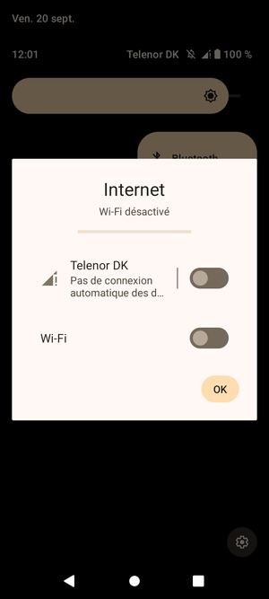 Sélectionner OK