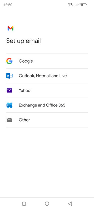 Select Outlook, Hotmail and Live