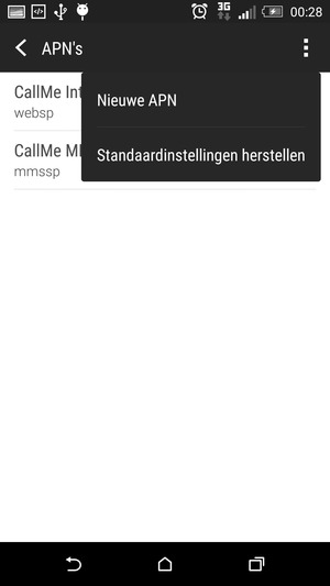 Selecteer Standaardinstellingen herstellen