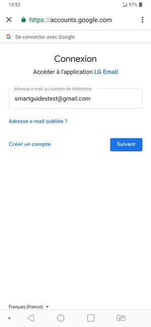 Sélectionnez Suivant