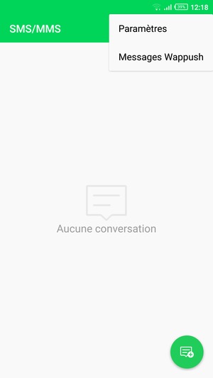 Sélectionnez Paramètres