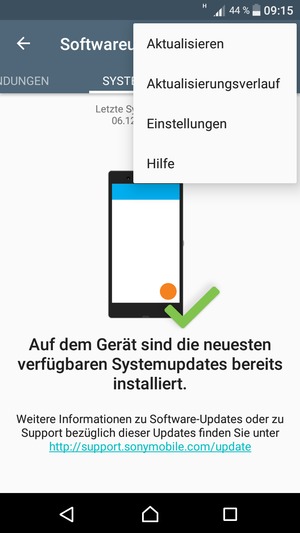 Wählen Sie Aktualisieren