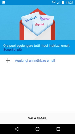 Seleziona Aggiungi un indirizzo email
