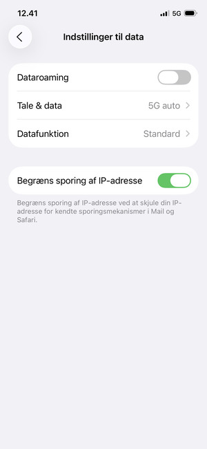 Vælg Tale & data