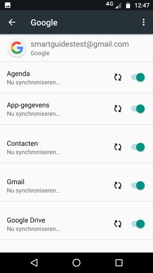 Uw contactpersonen van Google worden nu gesynchroniseerd met uw telefoon