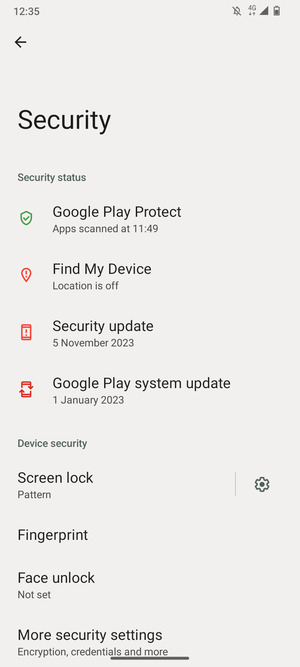 Your phone is now secure with a screen lock