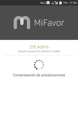 Espere a que la búsqueda termine