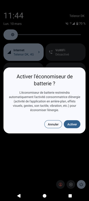 Sélectionnez Activer