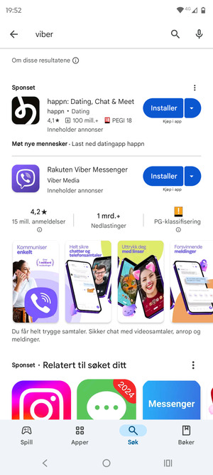 Velg app