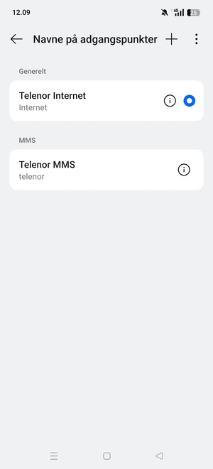 Vælg Menu-knappen