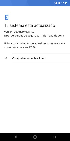 Seleccione Comprobar actualizaciones