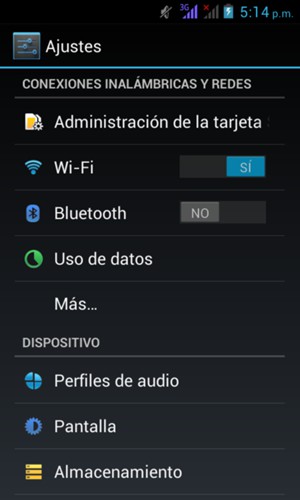 Seleccione Más...