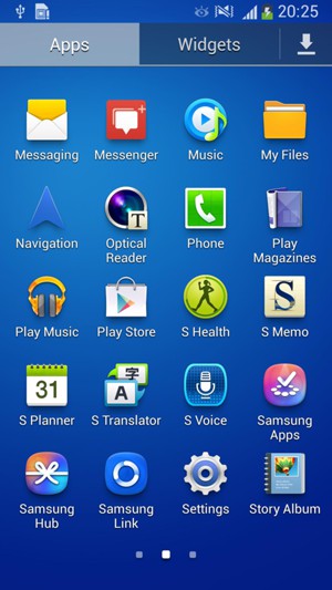 Scroll to and select Settings