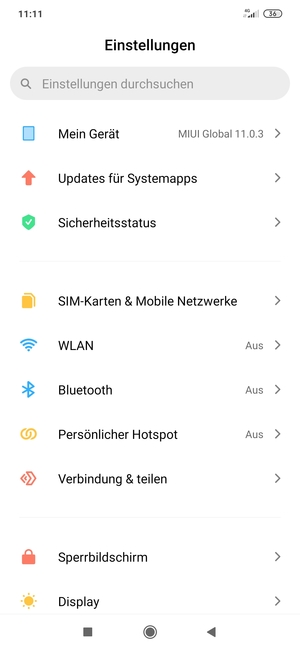 Wählen Sie Mein Gerät