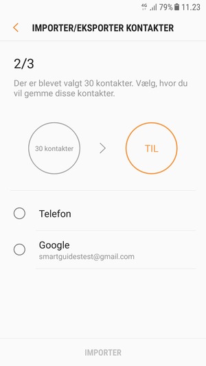 Vælg Google