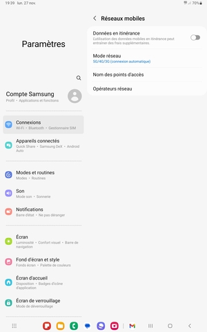 Sélectionnez Nom des points d'accès