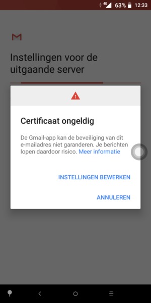 Selecteer INSTELLINGEN BEWERKEN