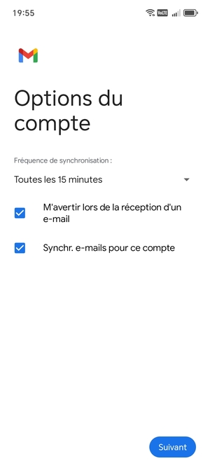 Sélectionnez Suivant