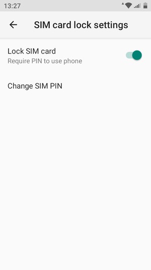 Select Change SIM PIN