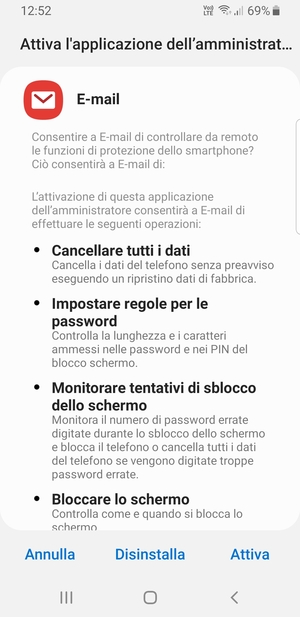 Seleziona Attiva