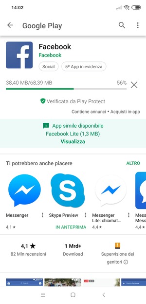 Attendi il completamento del processo di installazione