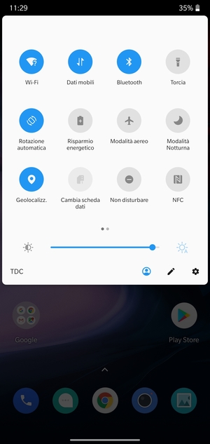 Disattiva Wi-Fi e Bluetooth