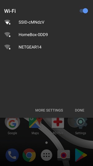 Turn off Wi-Fi