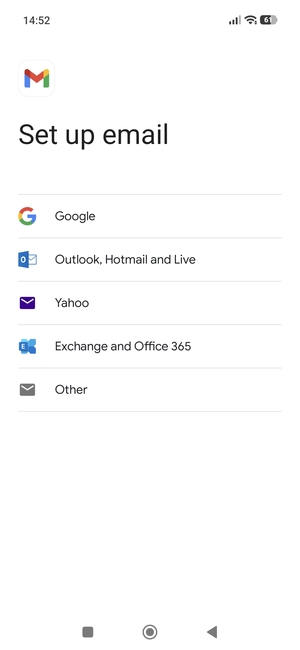 Select Exchange and Office 365