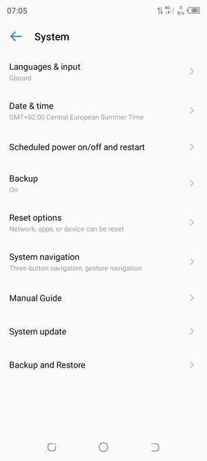 Select System update