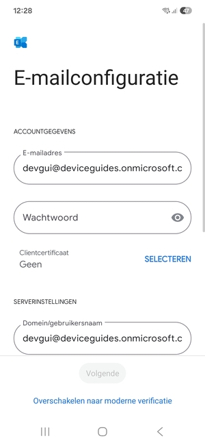 Voer uw wachtwoord in