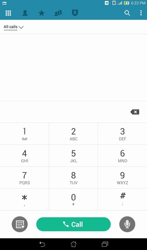 Press and hold the number 1