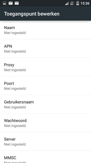 Voer mms-gegevens in