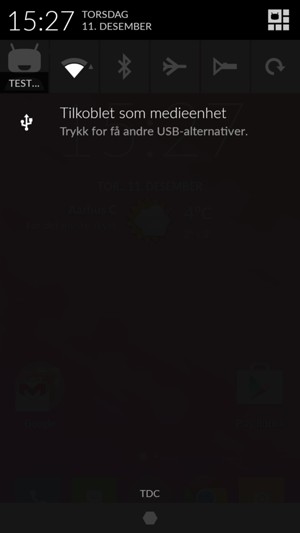 Velg Innstillinger-knappen