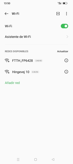 Seleccione la red inalámbrica a la que desea conectarse