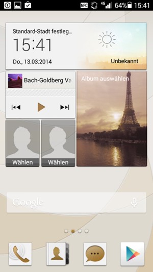Streifen Sie nach links