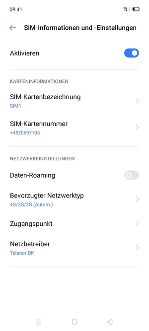 Wählen Sie Zugangspunkt