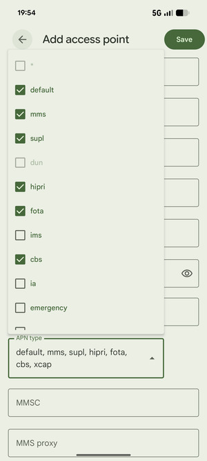 Uncheck the checkboxes