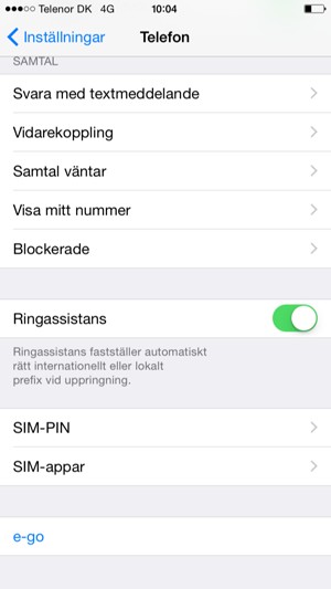 Välj SIM-PIN