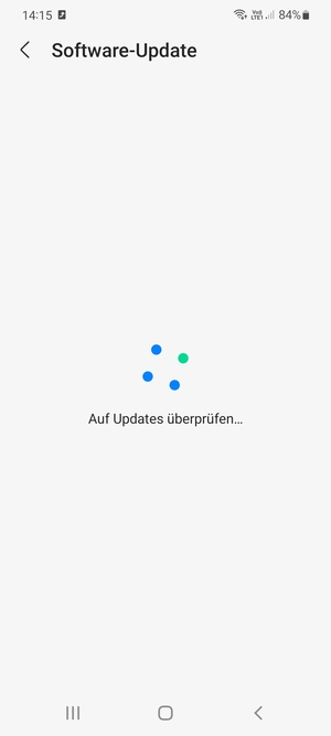 Warten Sie, bis die Suche abgeschlossen ist