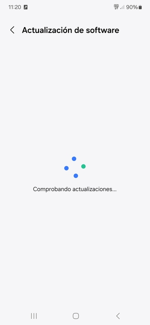 Espere a que la búsqueda termine