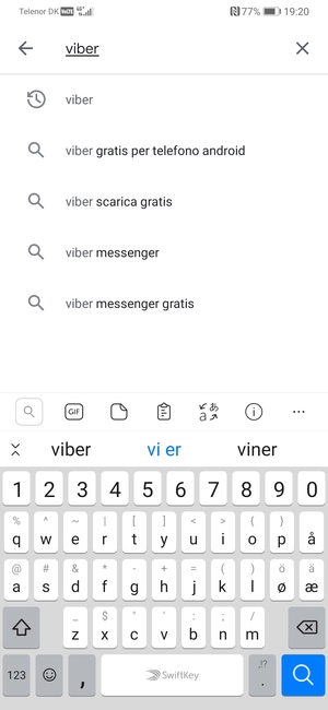 Inserisci il nome dell'app e seleziona Ricerca