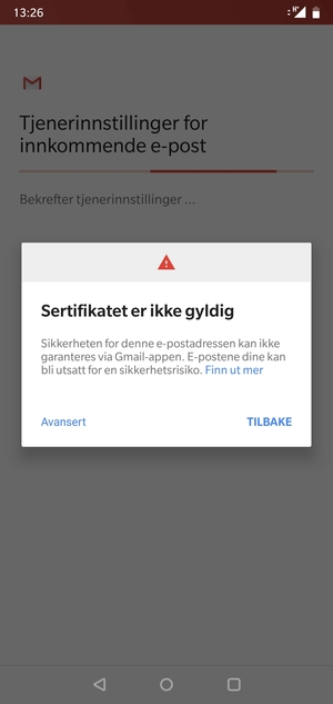 Velg Avansert