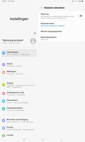 Selecteer Namen toegangspunten
