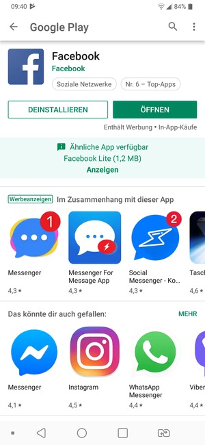 Wählen Sie ÖFFNEN