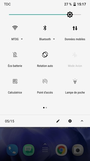 Désactiver le Wi-Fi et le Bluetooth