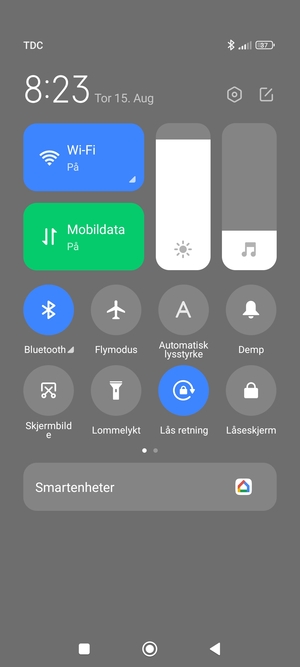 Slå av Wi-Fi og Bluetooth