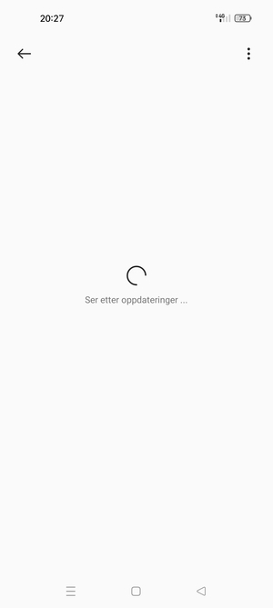 Vent til søket er ferdig